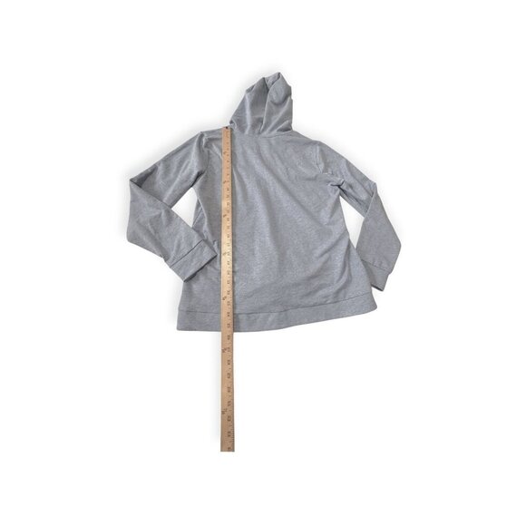 Michael Kors Blue Slub Chambray Pullover Hoodie Size L NWT - Picture 10 of 11